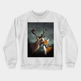 Barasingha Deer Crewneck Sweatshirt